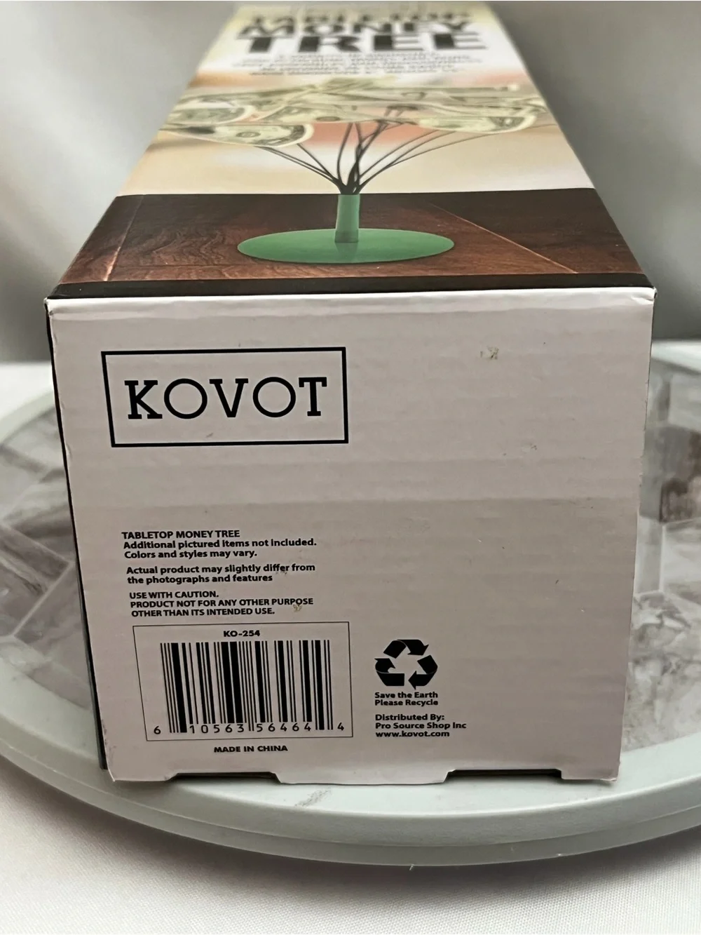 KOVOT Tabletop Money Tree Cash Gift Holder Display Stand Graduation Wedding